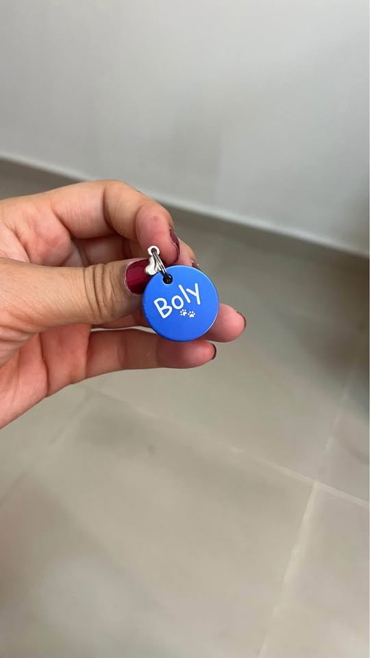 Plaquita Personalizada Redonda