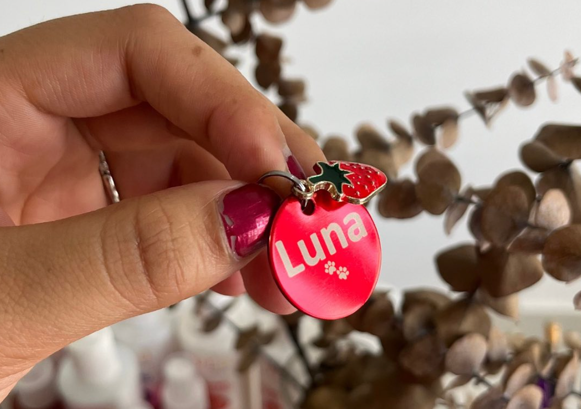 Plaquita Personalizada Redonda