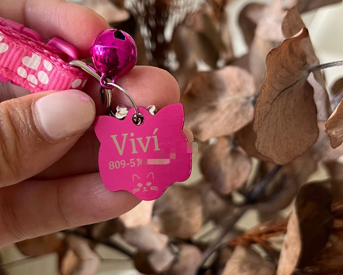 Plaquita Personalizada Gatito