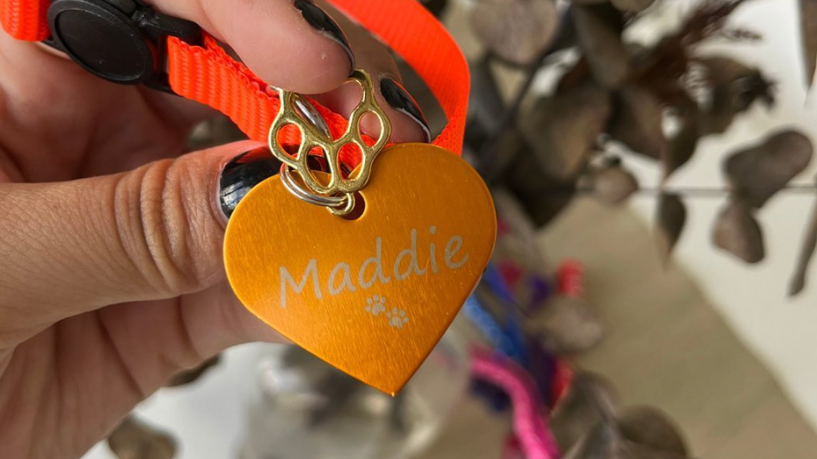 Plaquita Personalizada Corazon