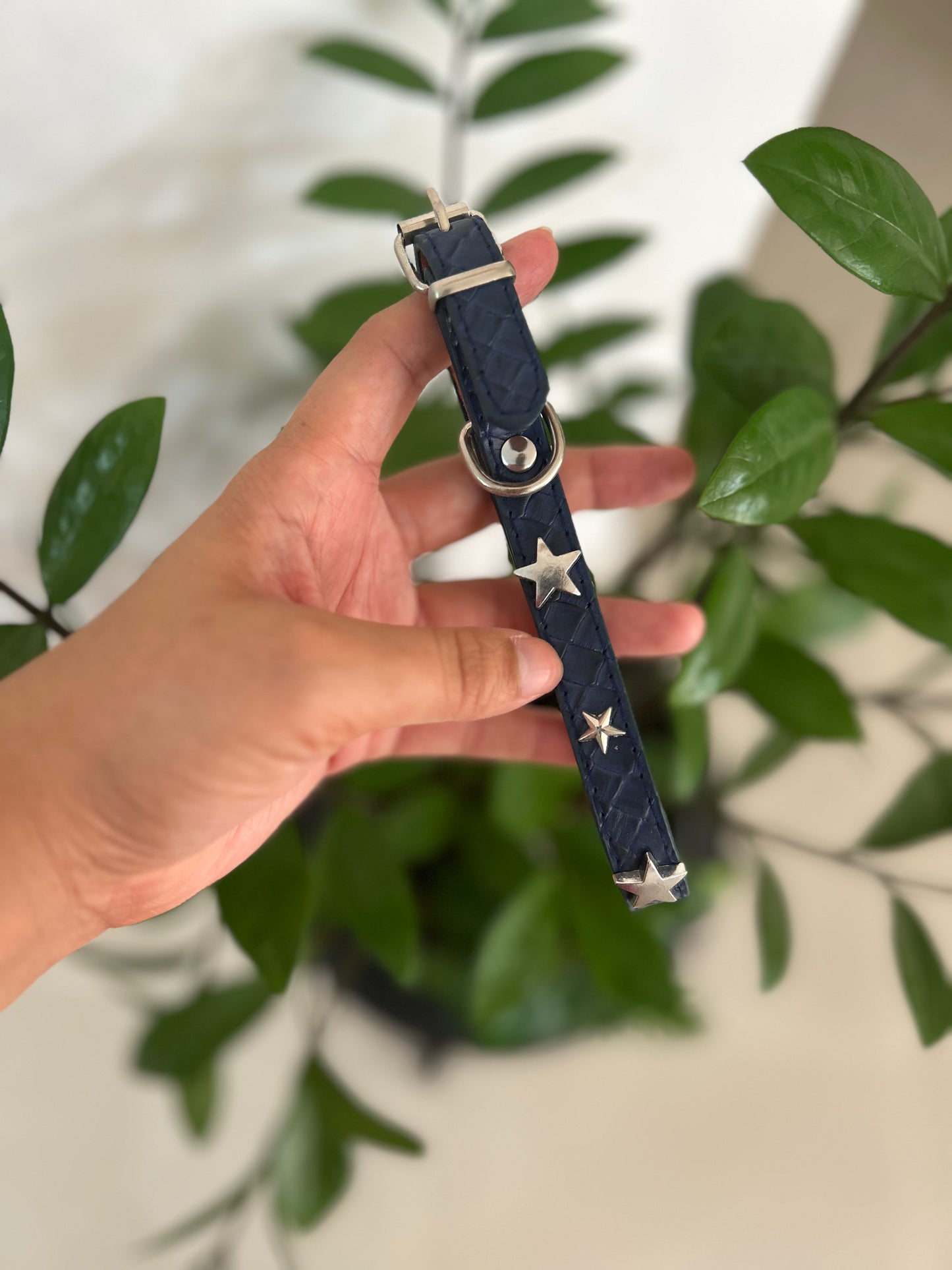 Collar de Cuero con Estrella