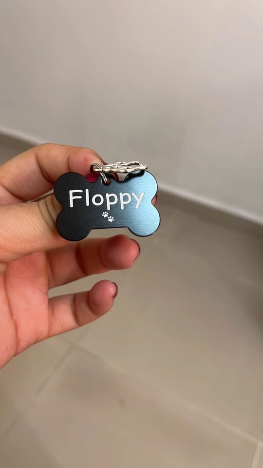 Plaquita Personalizada - Hueso