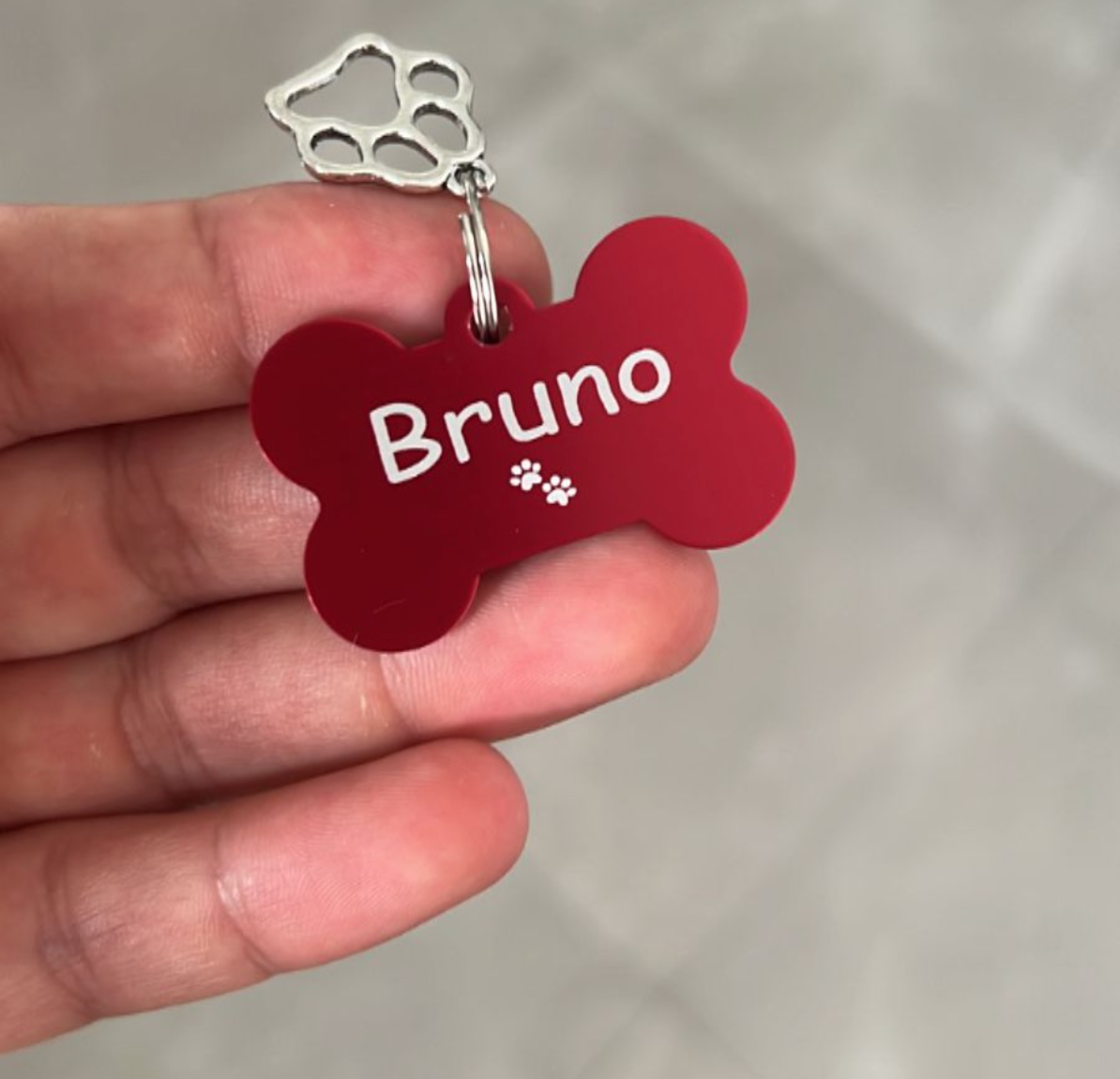Plaquita Personalizada - Hueso