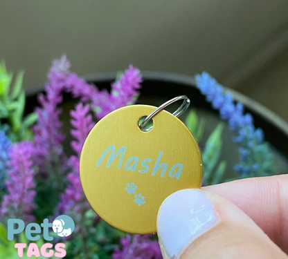 Plaquita Personalizada Redonda