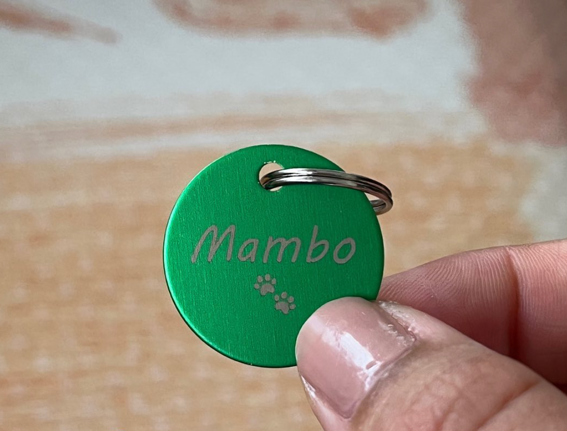 Plaquita Personalizada Redonda