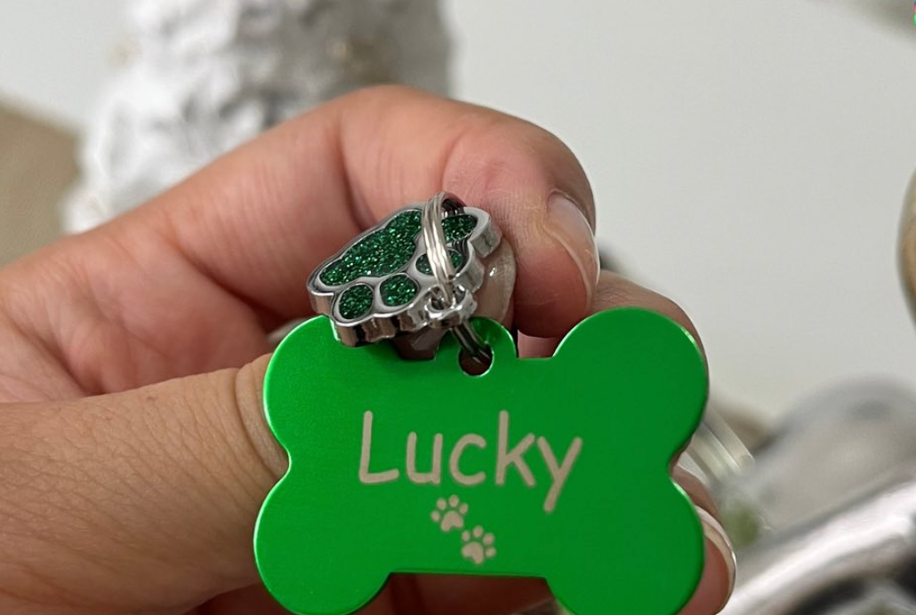 Plaquita Personalizada - Hueso