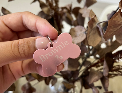 Plaquita Personalizada - Hueso