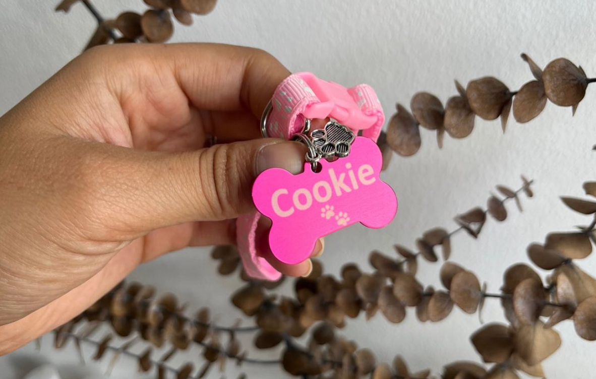 Plaquita Personalizada - Hueso