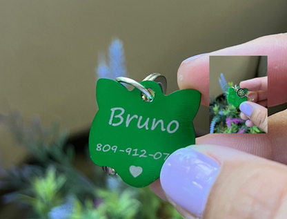 Plaquita Personalizada Gatito