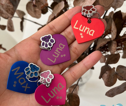 Plaquita Personalizada Corazon