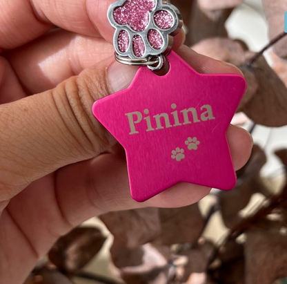 Plaquita Personalizada Estrella