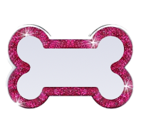 Plaquita Personalizada con Brillo Hueso