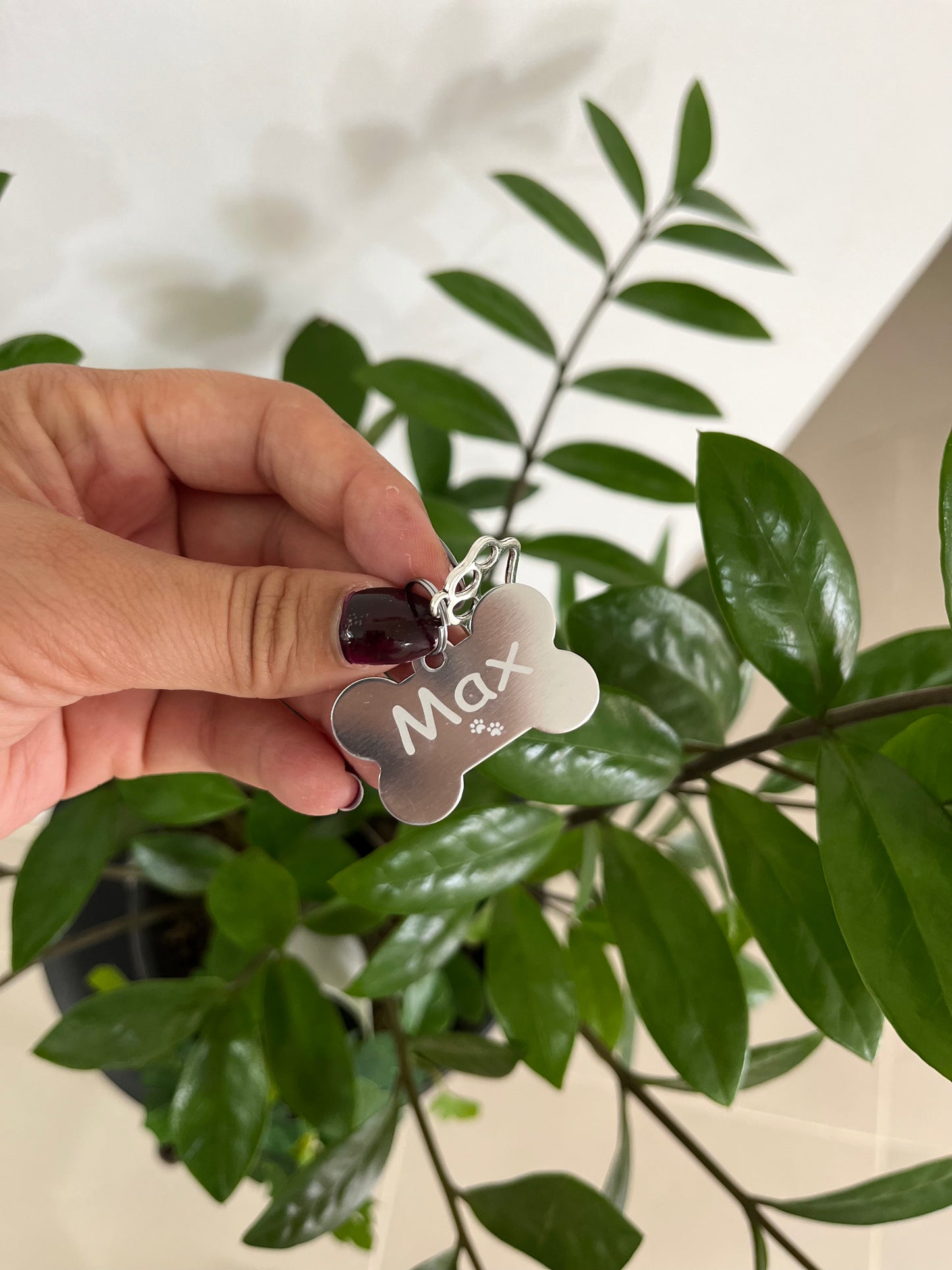 Plaquita Personalizada - Hueso